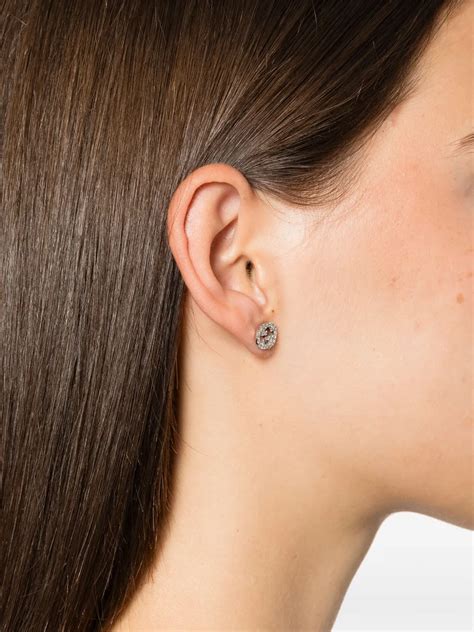 gucci interlocking diamond earrings